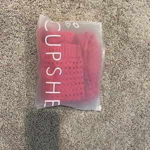 Cupshe Cut Out Knit Cover-up Dress. Bright pink. New with tags